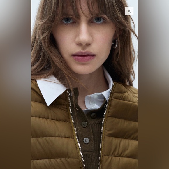 Mango Women's anorak Puffer Jacket size L - Picture 4 of 7